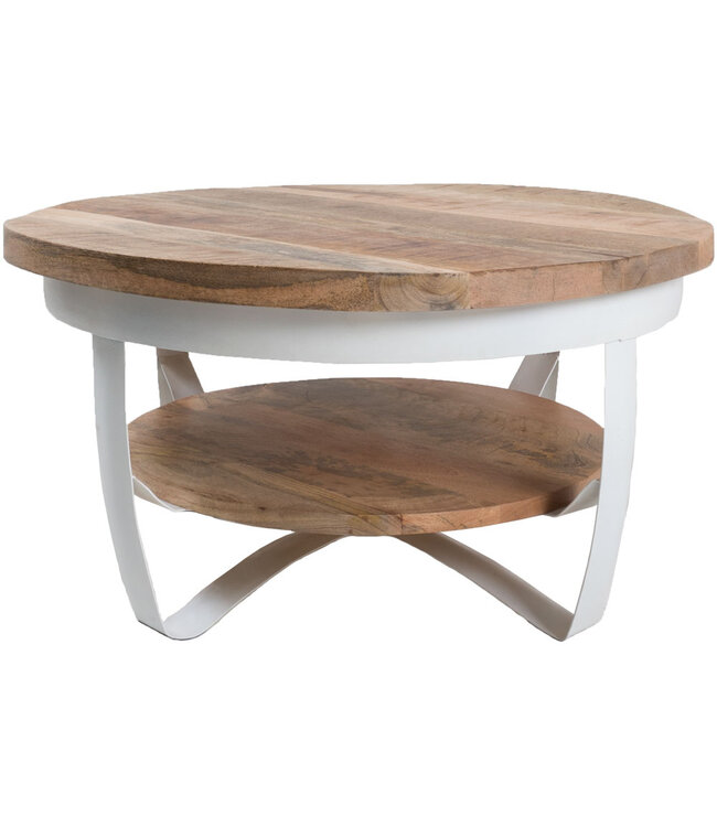 Rootsmann Couchtisch Cilamon Weiß - 70 cm