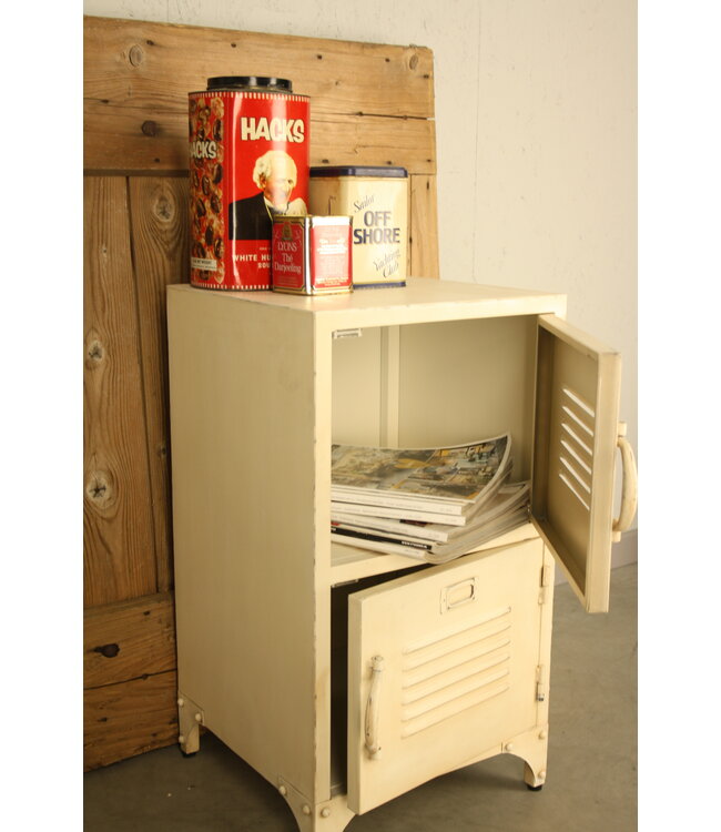 Rootsmann Rootsmann Schließfachschrank Bulky 2 Türen | Creme