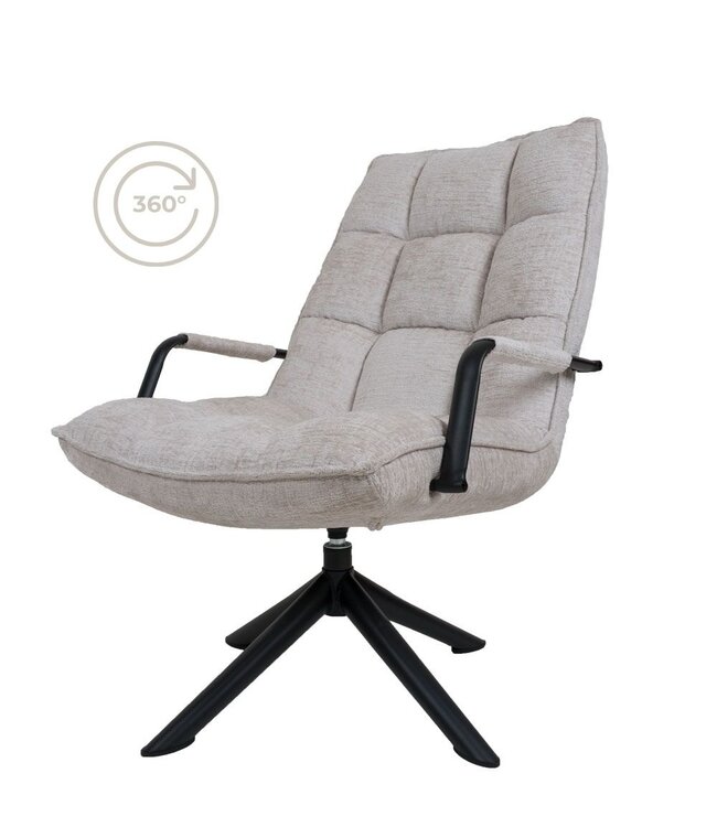 Rootsmann Sessel Rik mit Armlehne Fusion | Beige