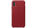 Apple Coque Leather pour l'iPhone Xs / X - Red