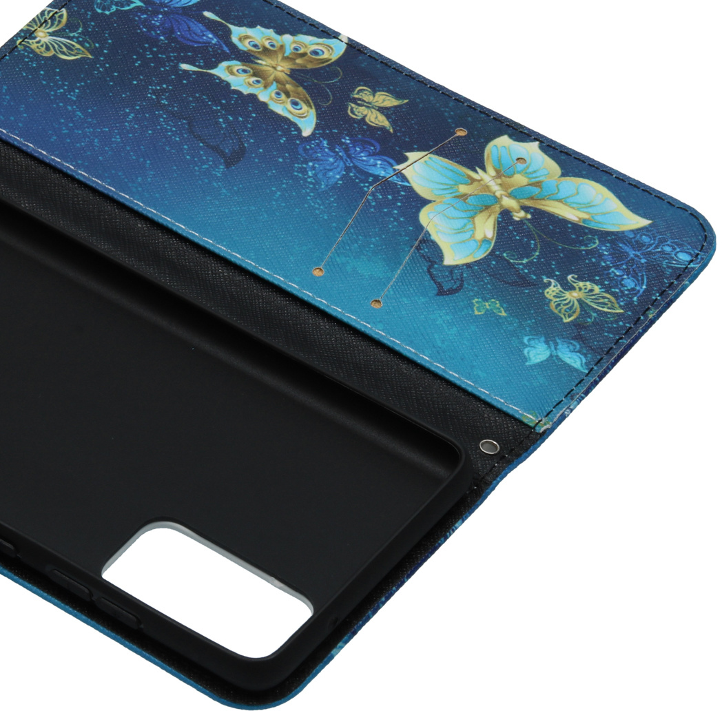 Coque Silicone Design Pour Le Samsung Galaxy S20 Fe Blue Butterfly