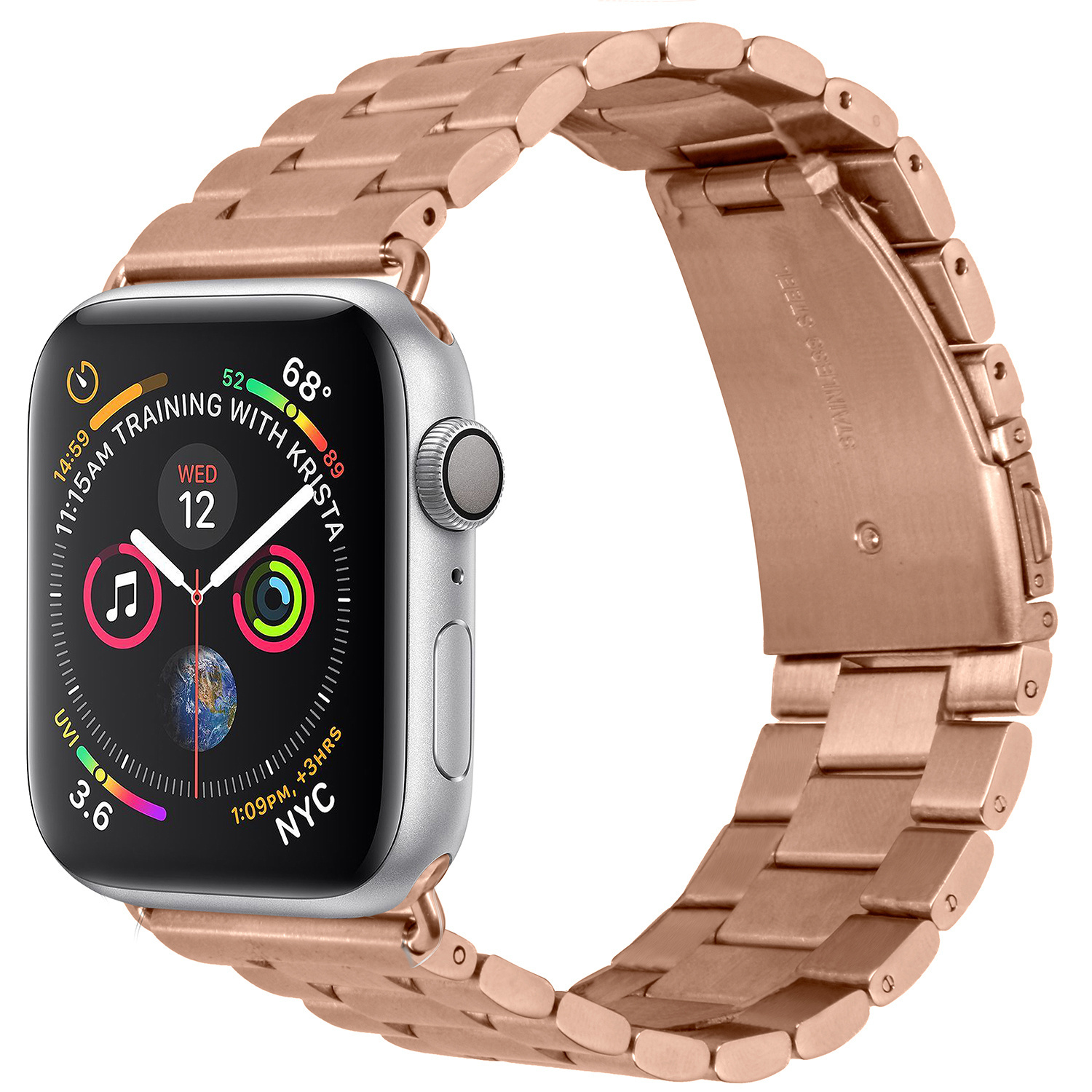 Bracelet en acier Apple Watch Series 1 t/m 6 / SE 38/40mm