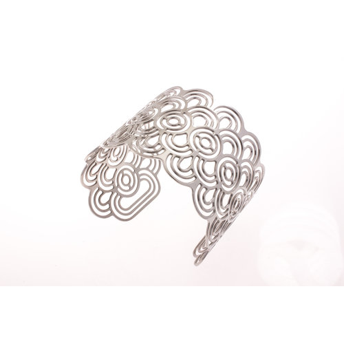 Edelstaal vaste armband CHARLIE Edelstaal vaste armband CHARLIE