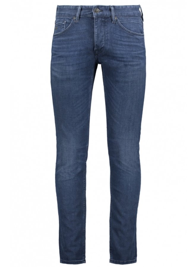 CAST IRON Slim Fit Jeans CTR390-MBU - Mid Blue Used