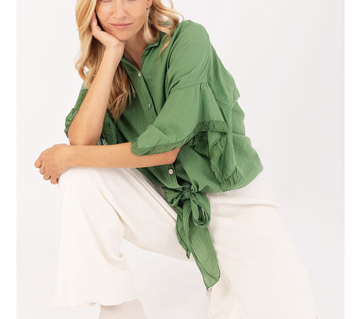 groene tops dames