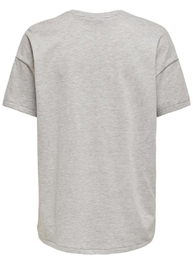 Only T-shirt 15249690 - Light Grey Melange