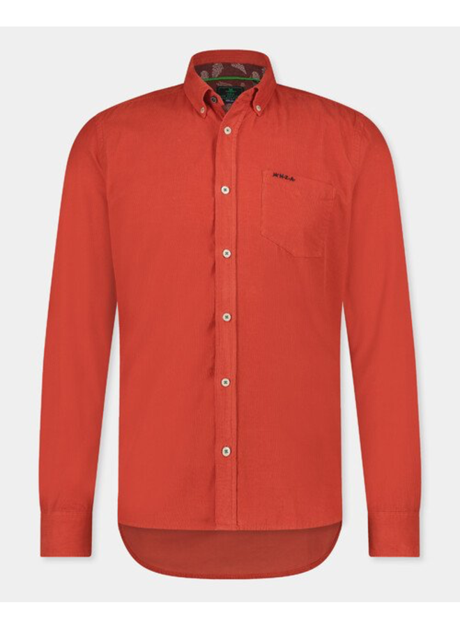New Zealand Auckland NZA Overhemd 21HN526 Shirt Longsleeve - 1302 Terra Orange