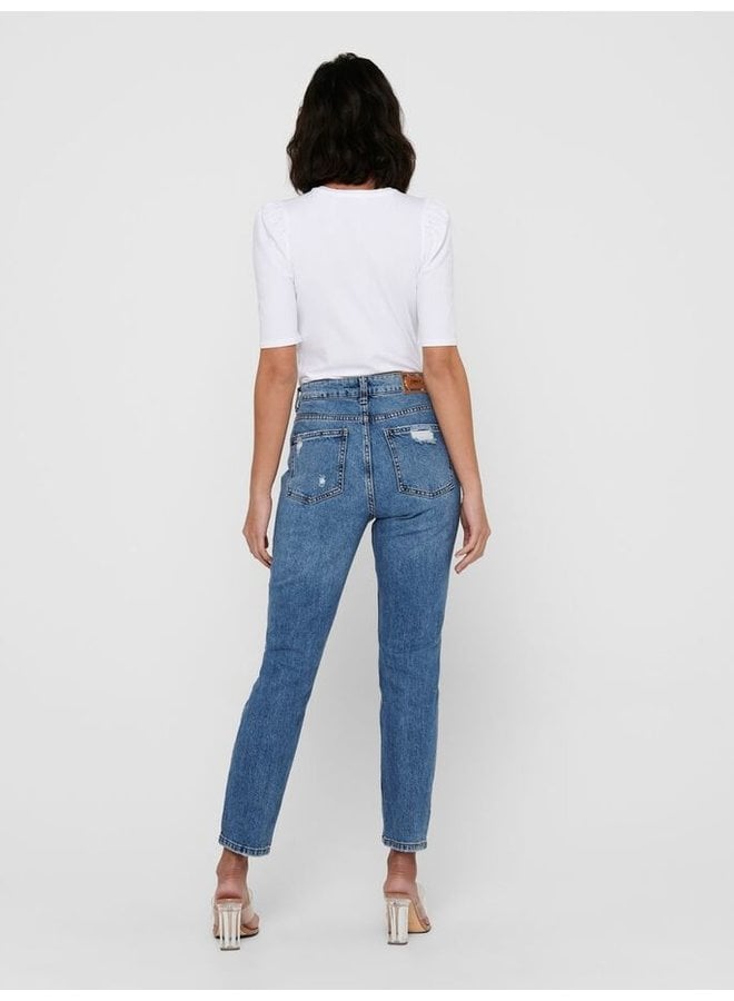 Only  Straight Fit Jeans 15205442 - Medium Blue Denim