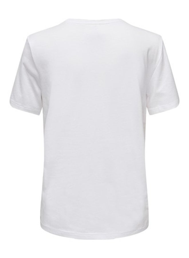 Only T-Shirt 15272198 - Bright White Femme