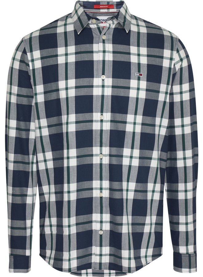 Tommy Hilfiger Overhemd DM0DM15112 Check Shirt - C87 Twilifght Navy/Multi Check