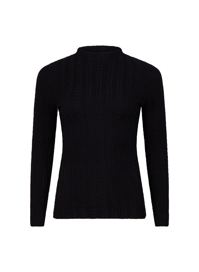 Lofty Manner Trui EB01.1 Sweater Thirza - 600 Black