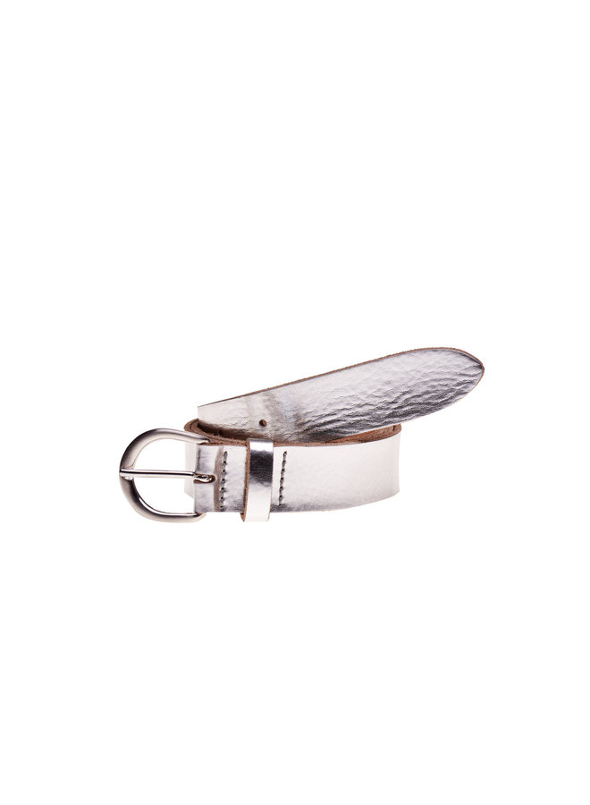 Elvy Riem 30120 Foil Belt Women - Silver