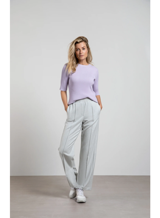 Afgekeurd veld tempo Gratis Verzending! YAYA Wijde Broek 01-301033-301 - Light Grey Melange -  Greenfield Fashion