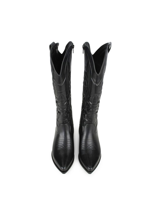 Poelman Cowboy Laars CSHN18525-41PPS - Black