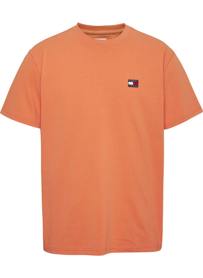 Tommy Hilfiger T-Shirt DM0DM16320 Badge Tee - SDC Citrus Orange