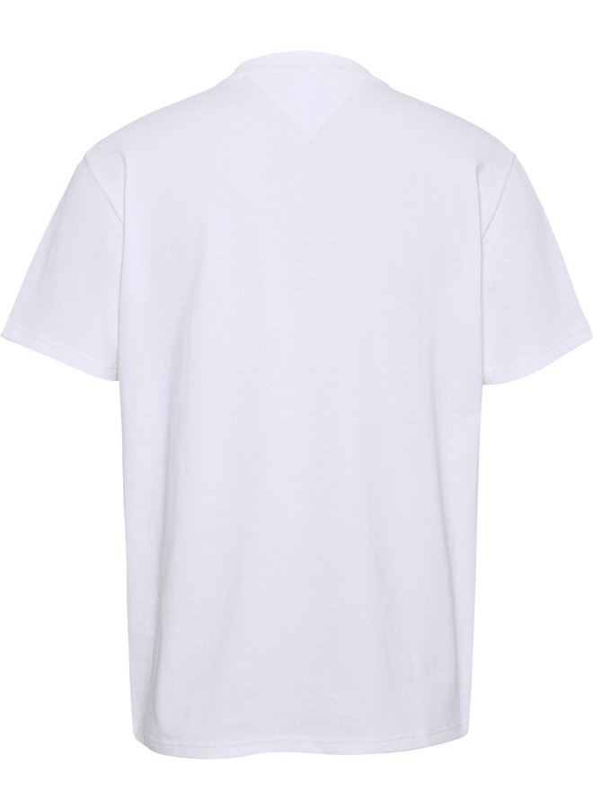 Tommy Hilfiger T-Shirt DM0DM16320 Badge Tee - YBR White