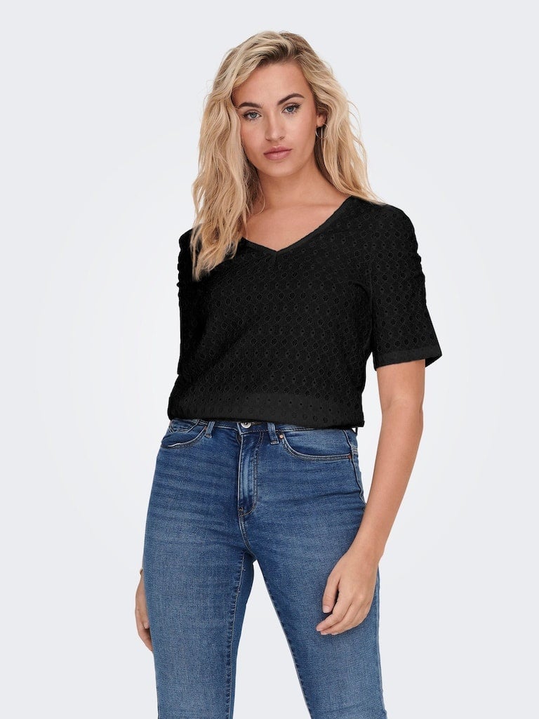 Indirect Verbergen Afwijzen Only Top 15293337 - Black - Greenfield Fashion