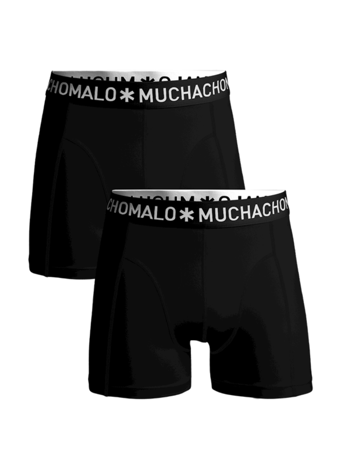 Muchachomalo Boxershorts 1010BASIC02 2-Pack - Black
