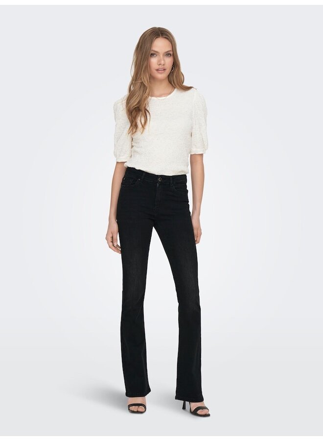 Only Flared Jeans 15286686 - Washed Black