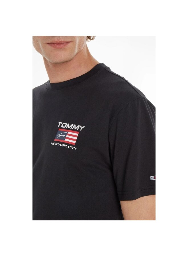 Tommy Jeans T-Shirt DM0DM16849 - BDS Zwart