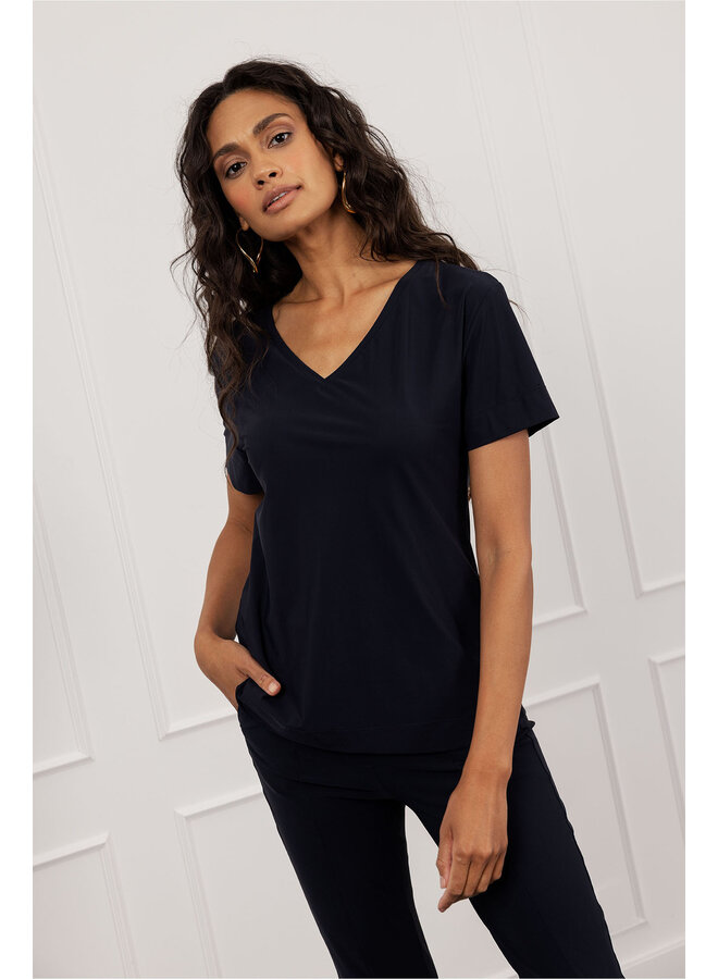 T-shirt V-Hals Roller 94783 - 6900 Donker Blauw