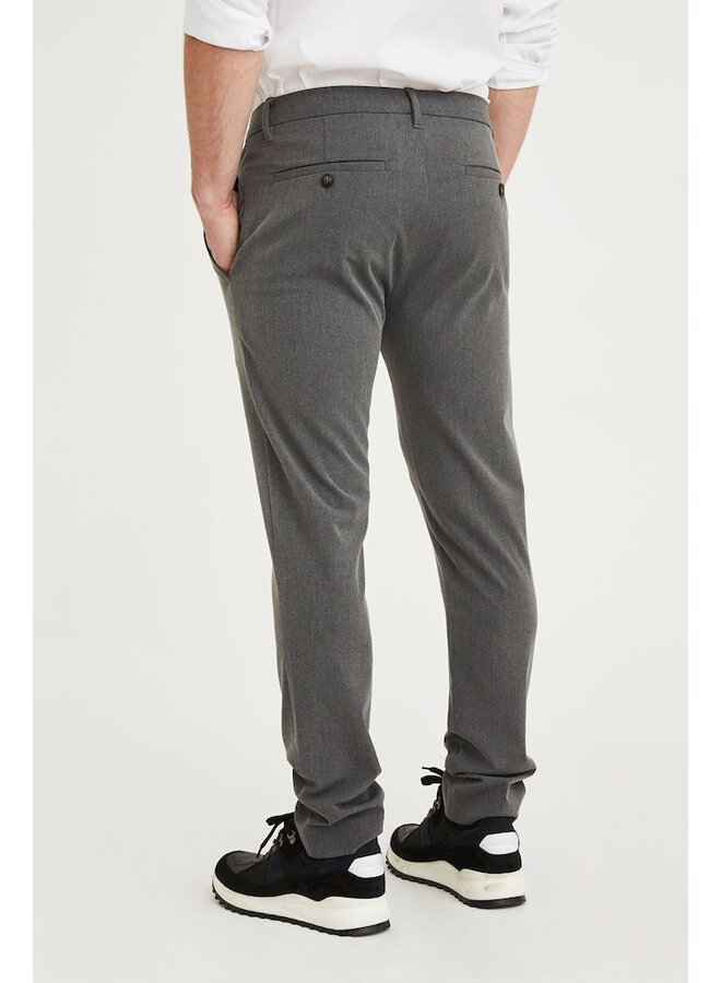 Plain Chino Broek 30121 Josh 315 - Grey Melange