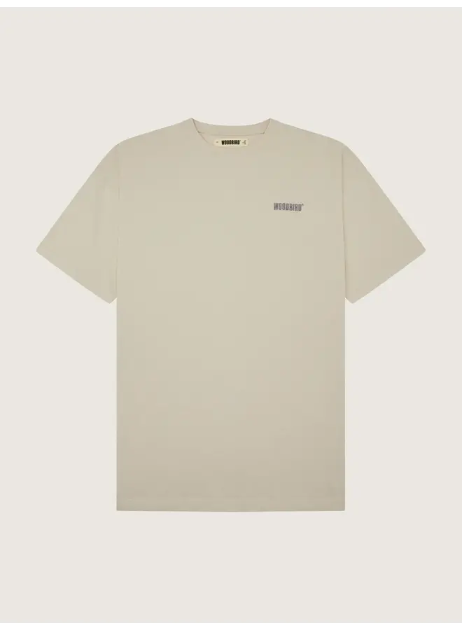 Woodbird T-shirt Oversized 2336-419 Tee - Light Sand