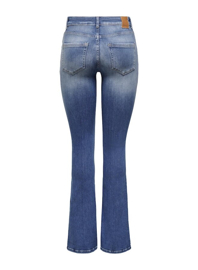 Only Jeans ONLBLUSH MID FLARED REA1319 NOOS15223514 - Medium Blue Denim