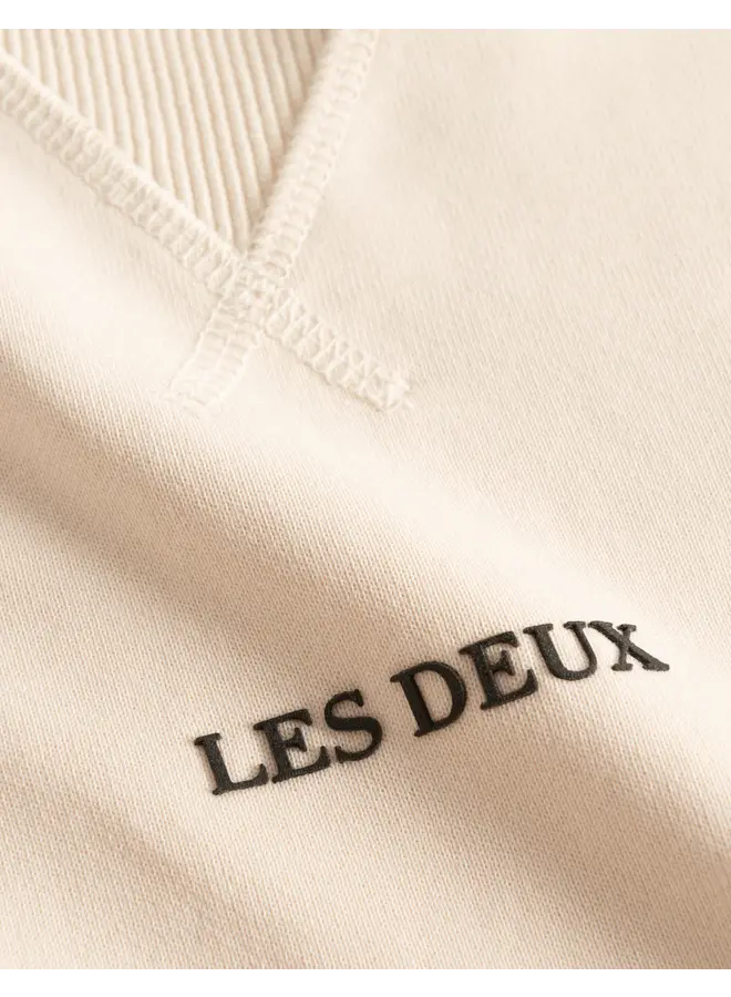 Les Deux Trui LDM200046 Lens Sweatshirt - 215100 Ivory/Black