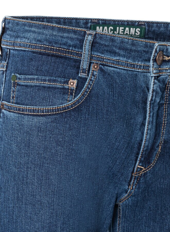 MAC Arne Straight Fit Jeans 0501-00 0970L - Blue Light Used