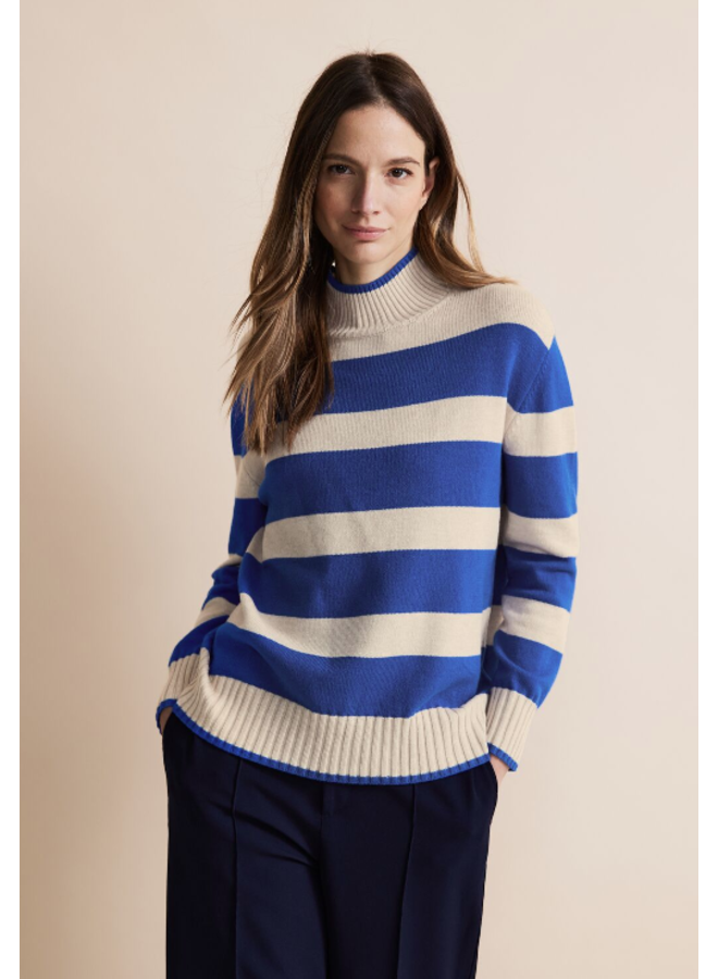 Trui 302633 LTD QR Striped Sweater - 25377 Fresh Intens