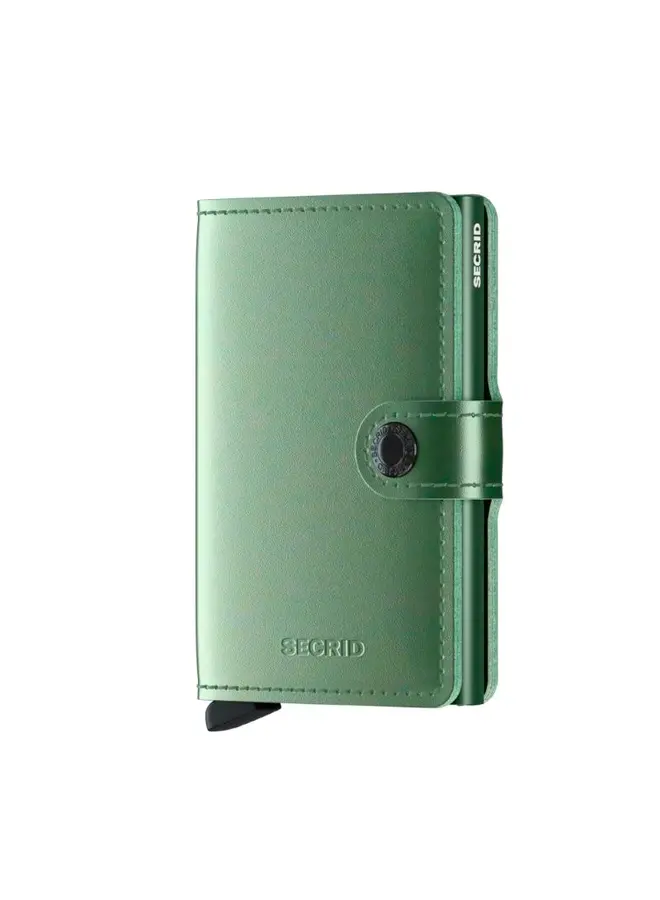 Portemonnee Miniwallet-Metalic Green - Metallic Green