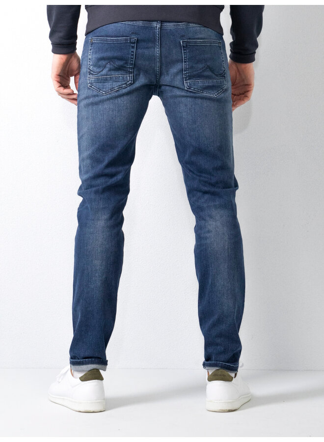 Petrol Slim Fit Jeans SEAHAM - Dark Coated