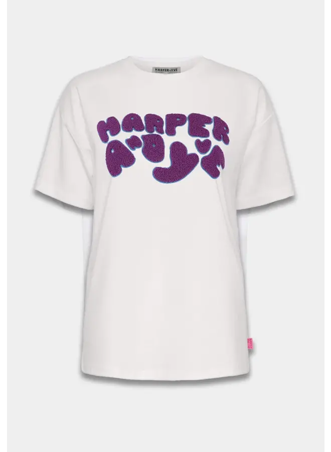 Harper & Yve T-shirt SS24D304 - 030 - CREAM WHITE