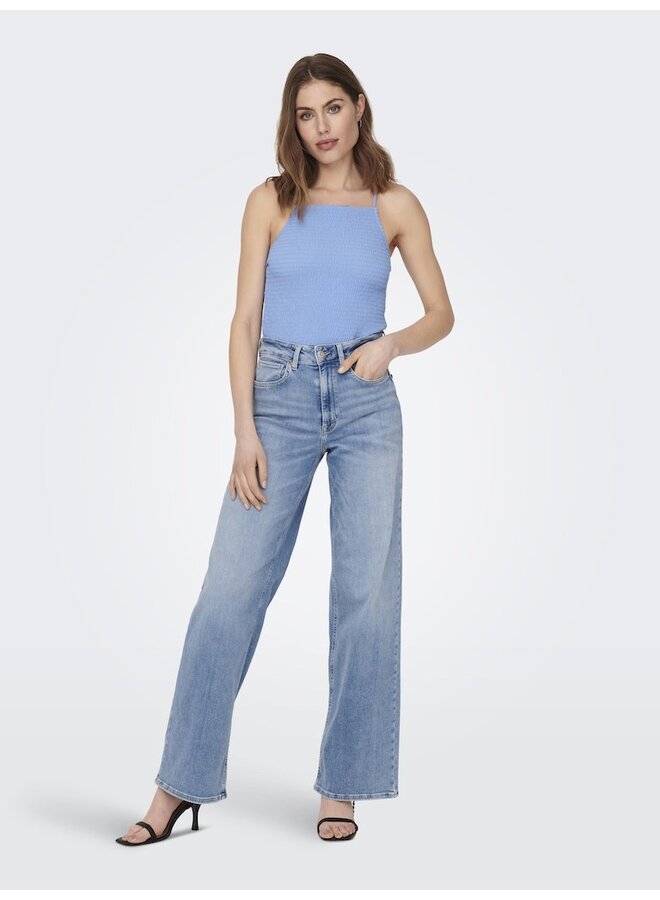 Only Wide Fit Jeans ONLMADISON 15282975 - Light Blue Denim
