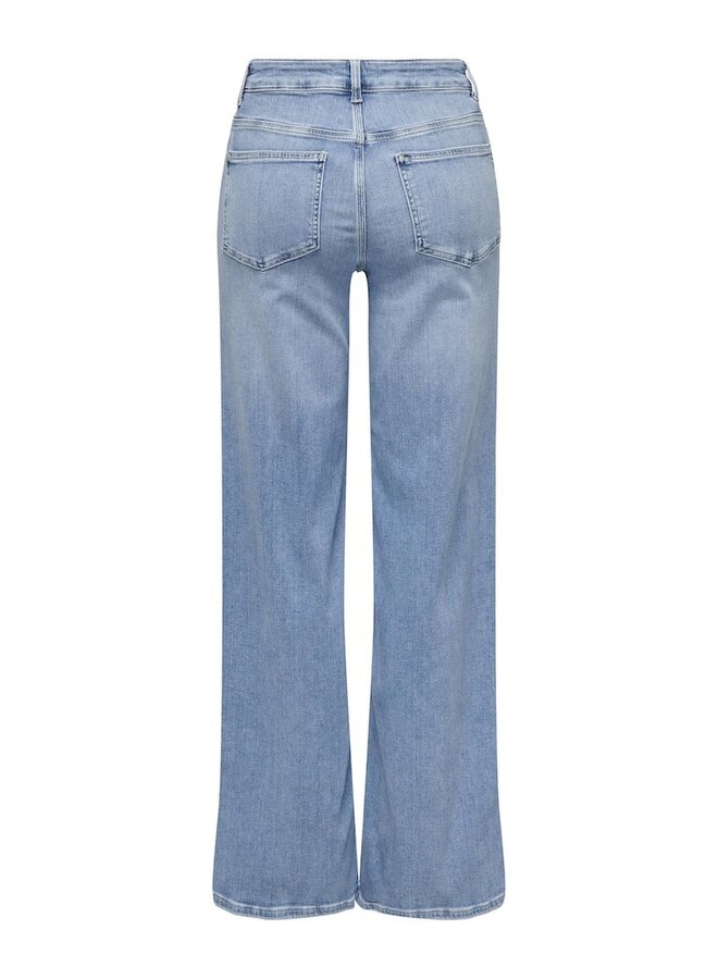 Only Wide Fit Jeans ONLMADISON 15282975 - Light Blue Denim