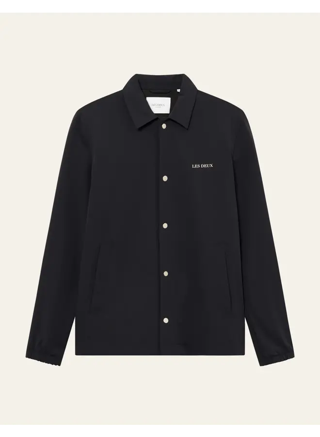 Les Deux Jasje LDM610132 Idris Coach Jacket - 460460 Dark Navy