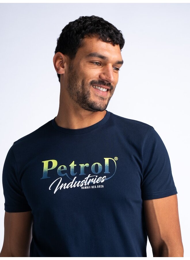 Petrol T-shirt M-1040-TSR634 - 5178