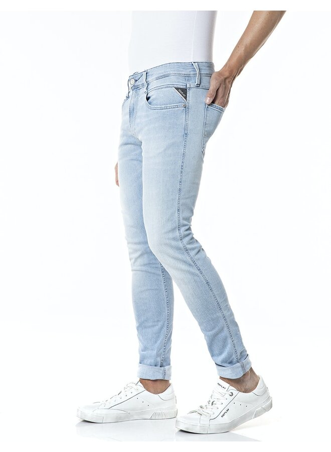 Replay Slim Fit Jeans Anbass M914Y .000.573 - 604 Licht Blauw