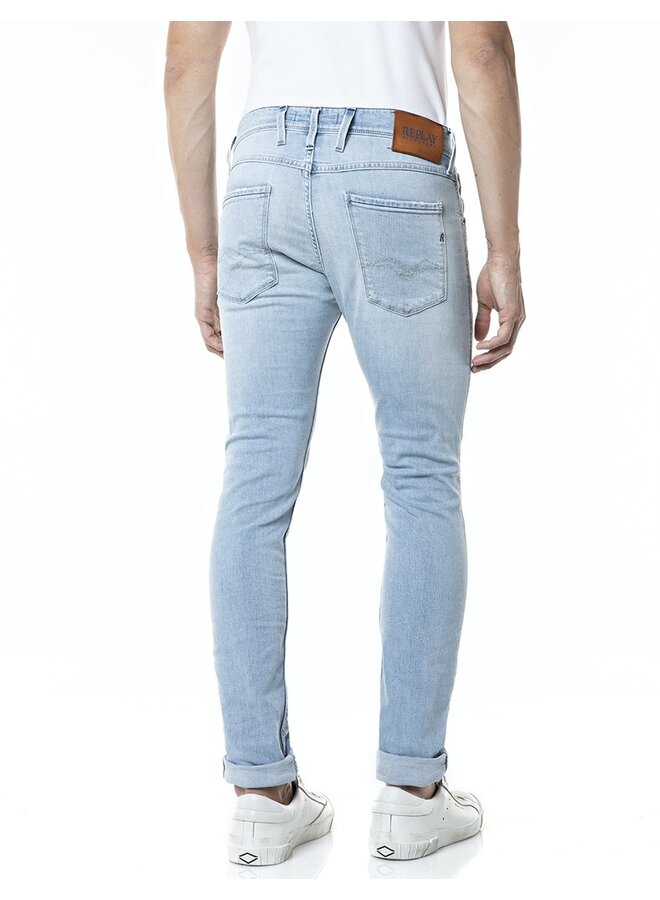 Replay Slim Fit Jeans Anbass M914Y .000.573 - 604 Licht Blauw