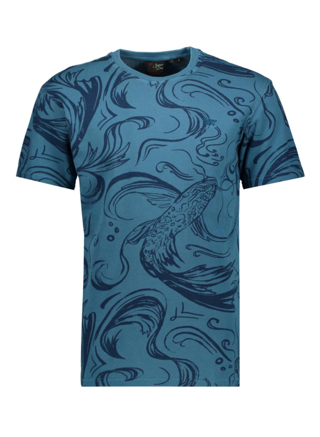 Superdry T-shirt  M1011891A - SX2 Quayside Blue