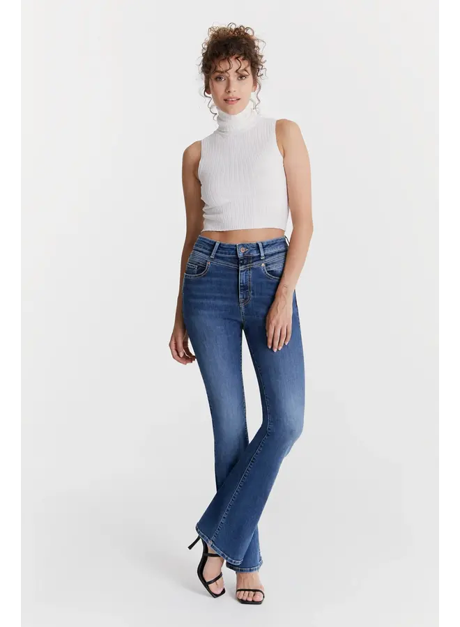 Flared Jeans Matilda Sapphire Blue - Sapphire Blue