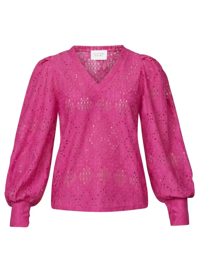 Sisters Point Blouse 15933 EINA-V - Wild Pink