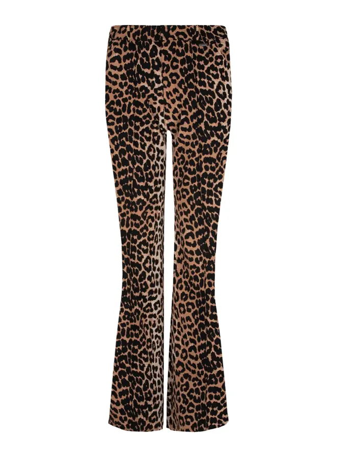 Ambika Flared Pantalon Marge Broek - Leopard