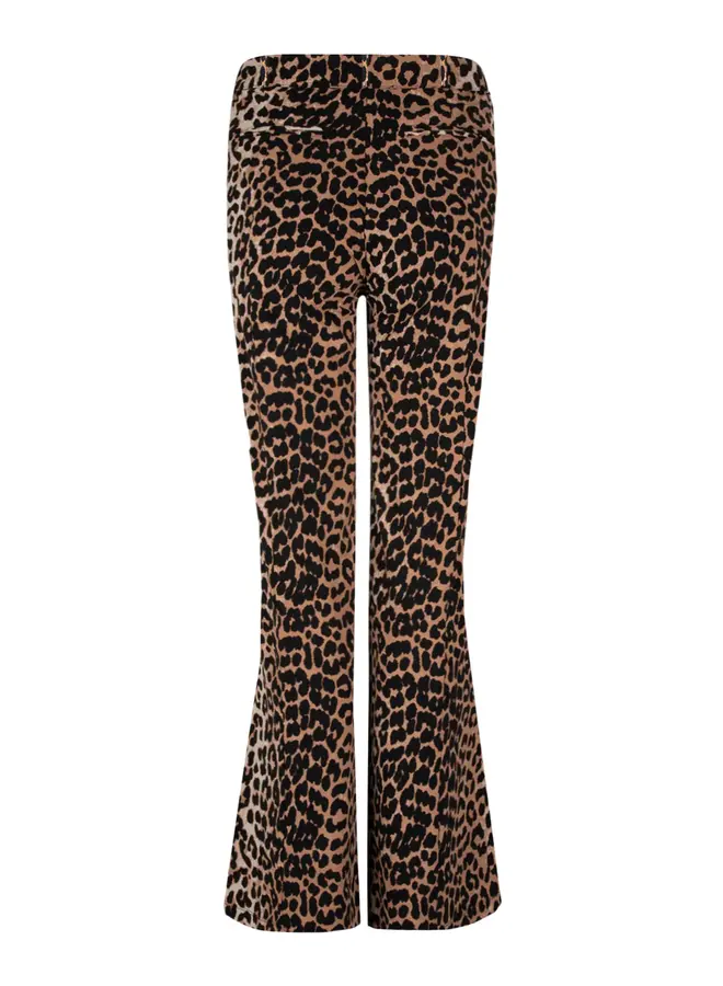 Ambika Flared Pantalon Marge Broek - Leopard