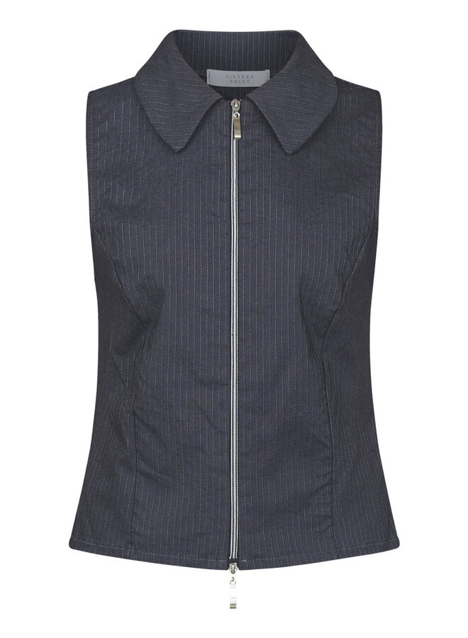 Vest 17017 CUNA-VE - Grey Pinstripe