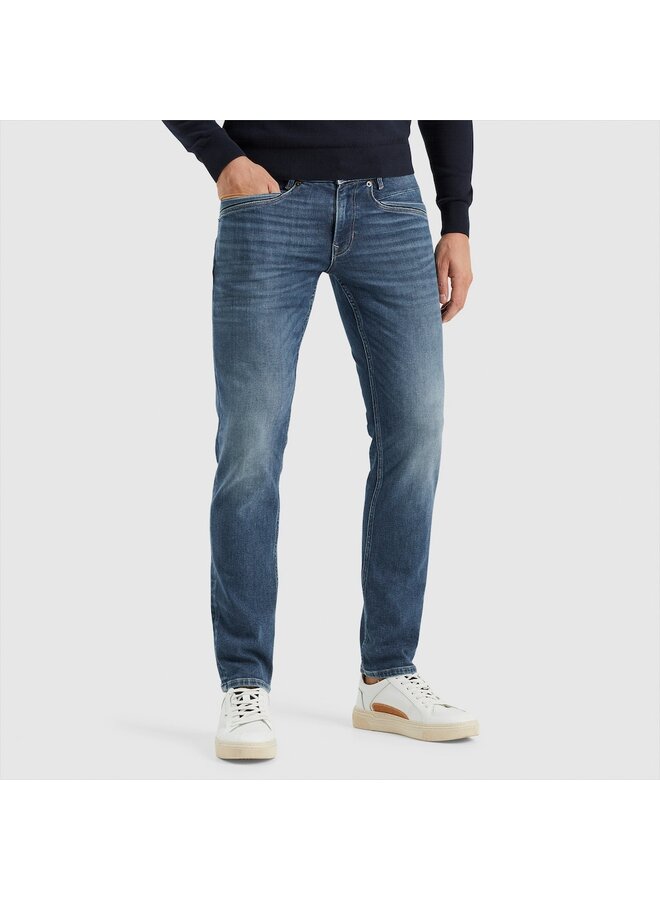 PME Legend Straight Fit Jeans Skyrak PTR720-HMB Mid Blue