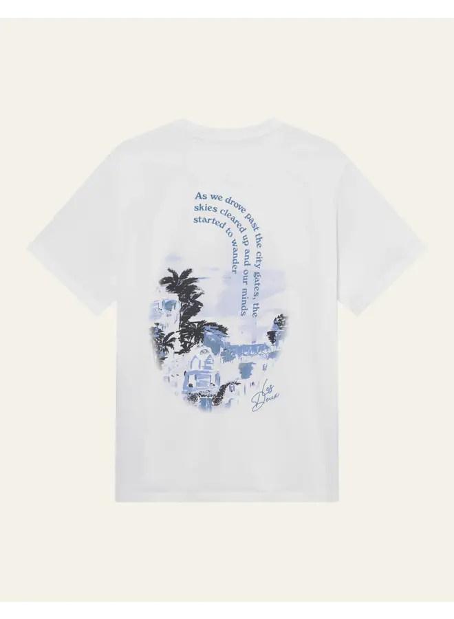 Les Deux T-shirt LDM101160 Coastal - 201201 White