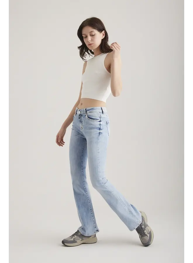 Flared Jeans Laura - Light Blue Vintage