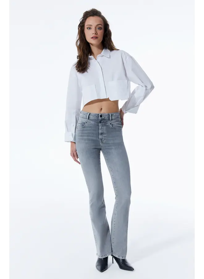 Flared Jeans Matilda - Grey Vintage